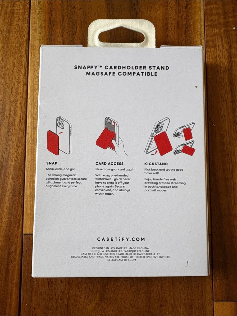 Casetify Bee Snappy Cardholder Stand